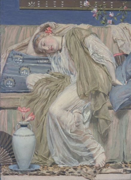 Albert Moore - A Sleeping Girl